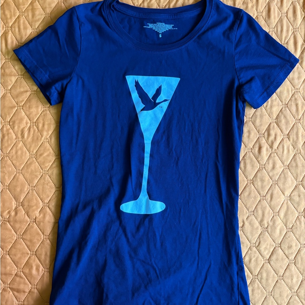 Small Blue Grey Goose Shirt